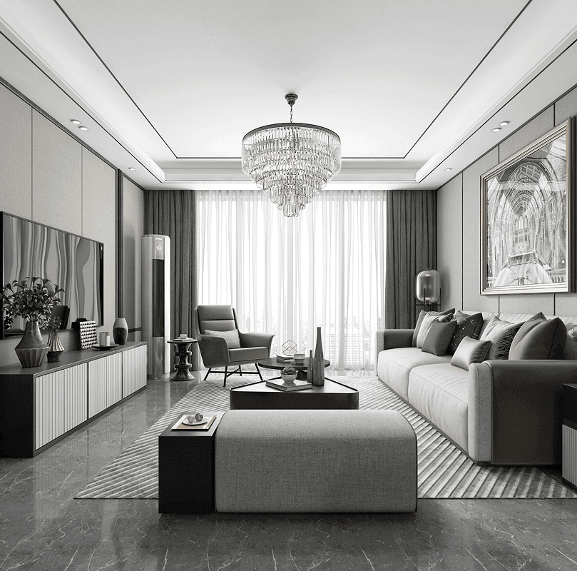 Interior design composition